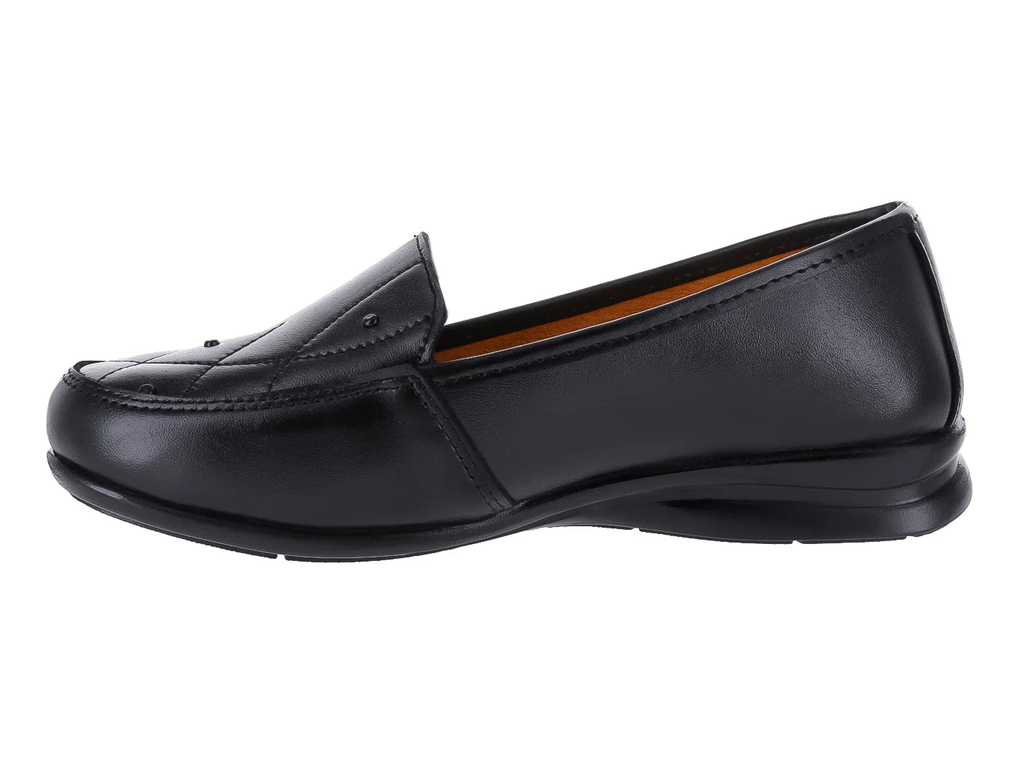 Zapatos Mocasines de Piel Negro Luna Rosa para Mujer