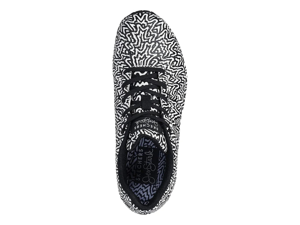 Tenis Skechers One Negro y Blanco para Mujer