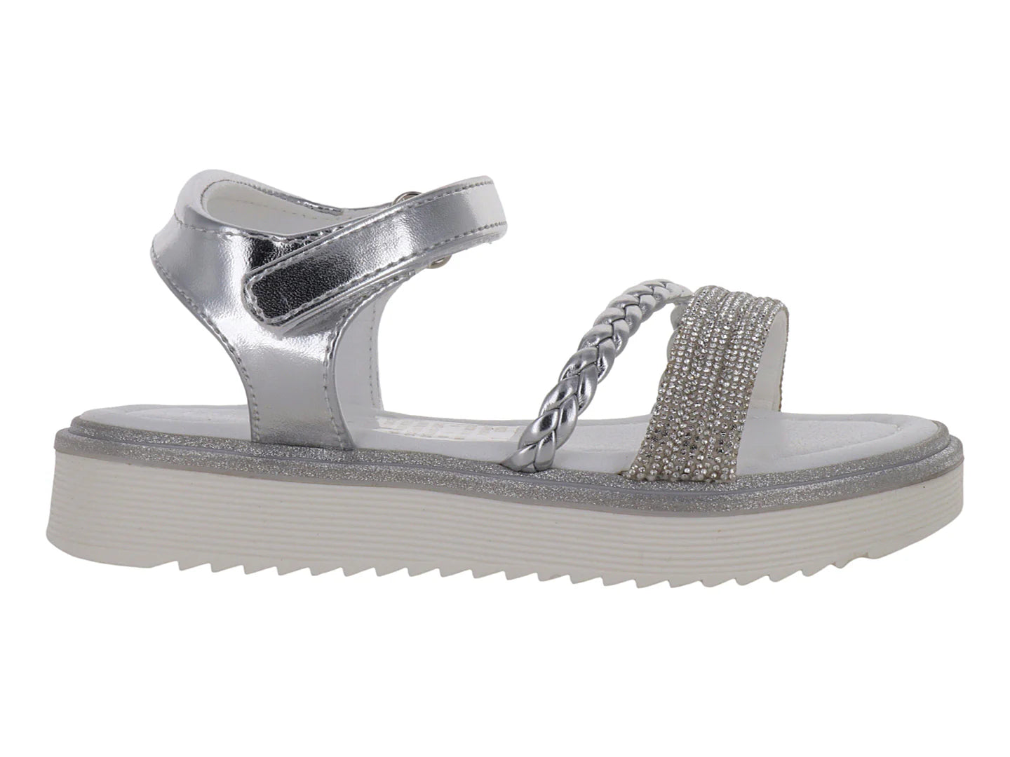 Sandalias Roze Plata para Niña