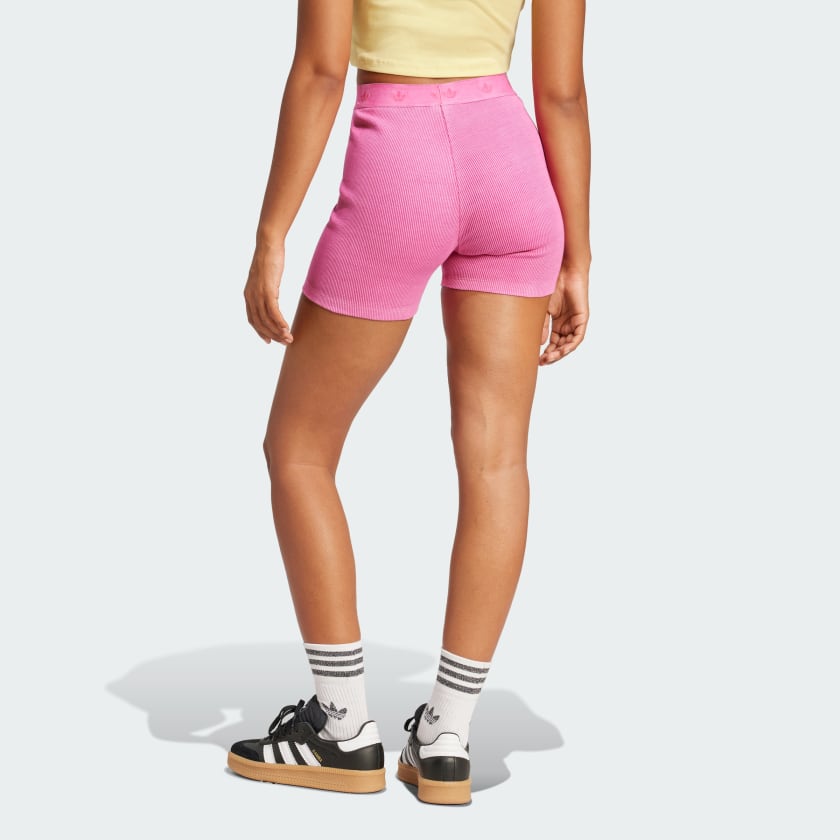 Women's adidas Ribbed Booty Shorts