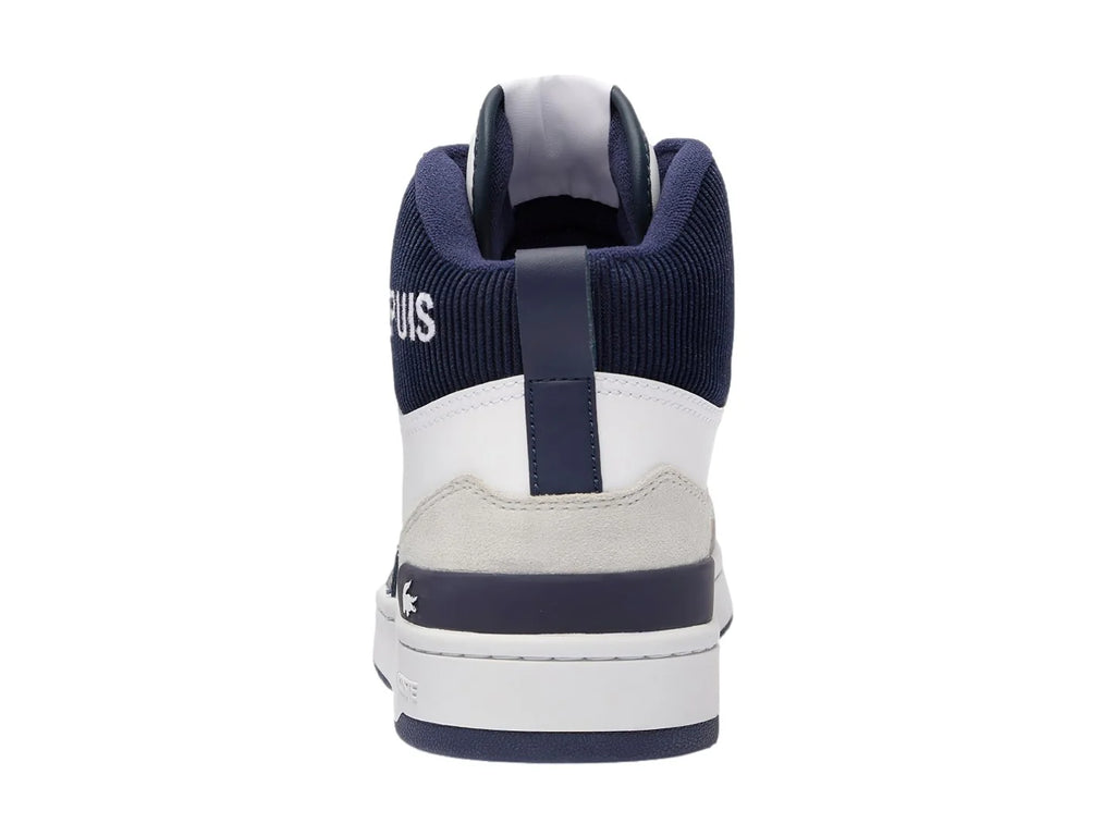 Tenis Lacoste L001 Mid Blanco y Azul Marino para Hombre