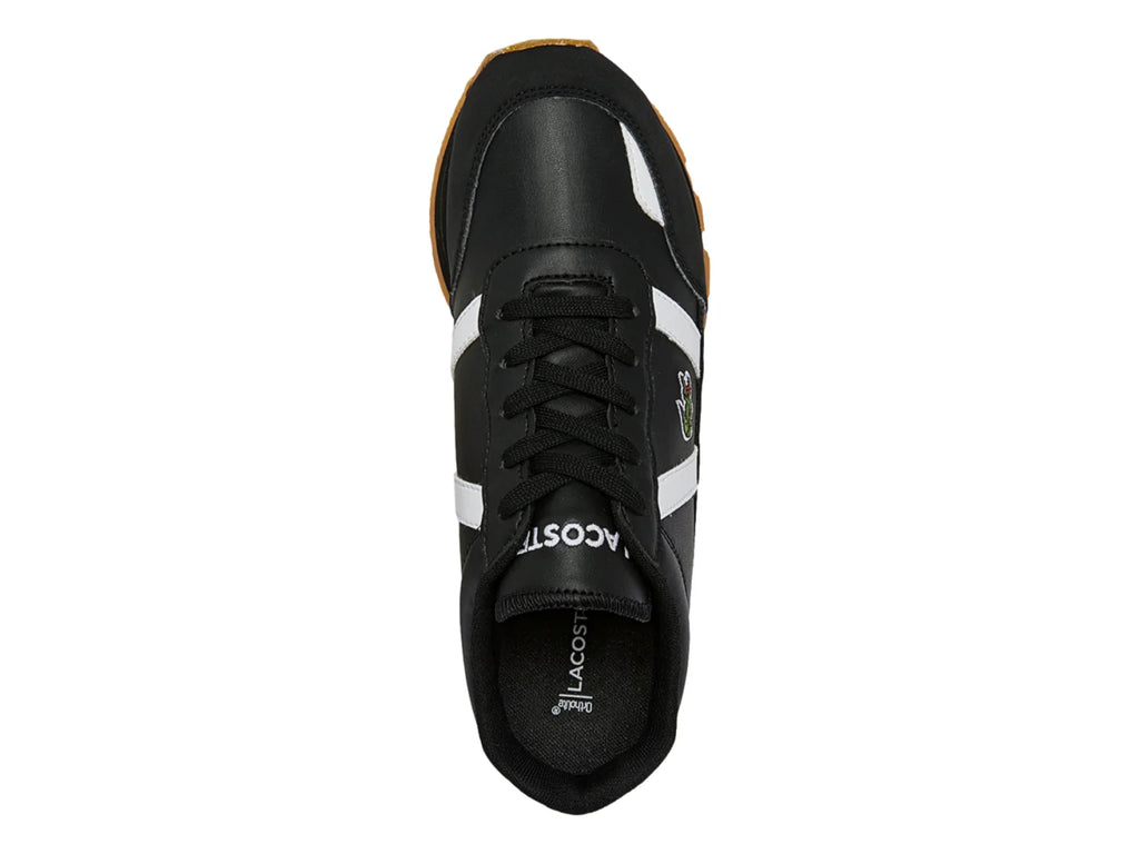 Tenis Lacoste Partner Negro con Blanco para Niño