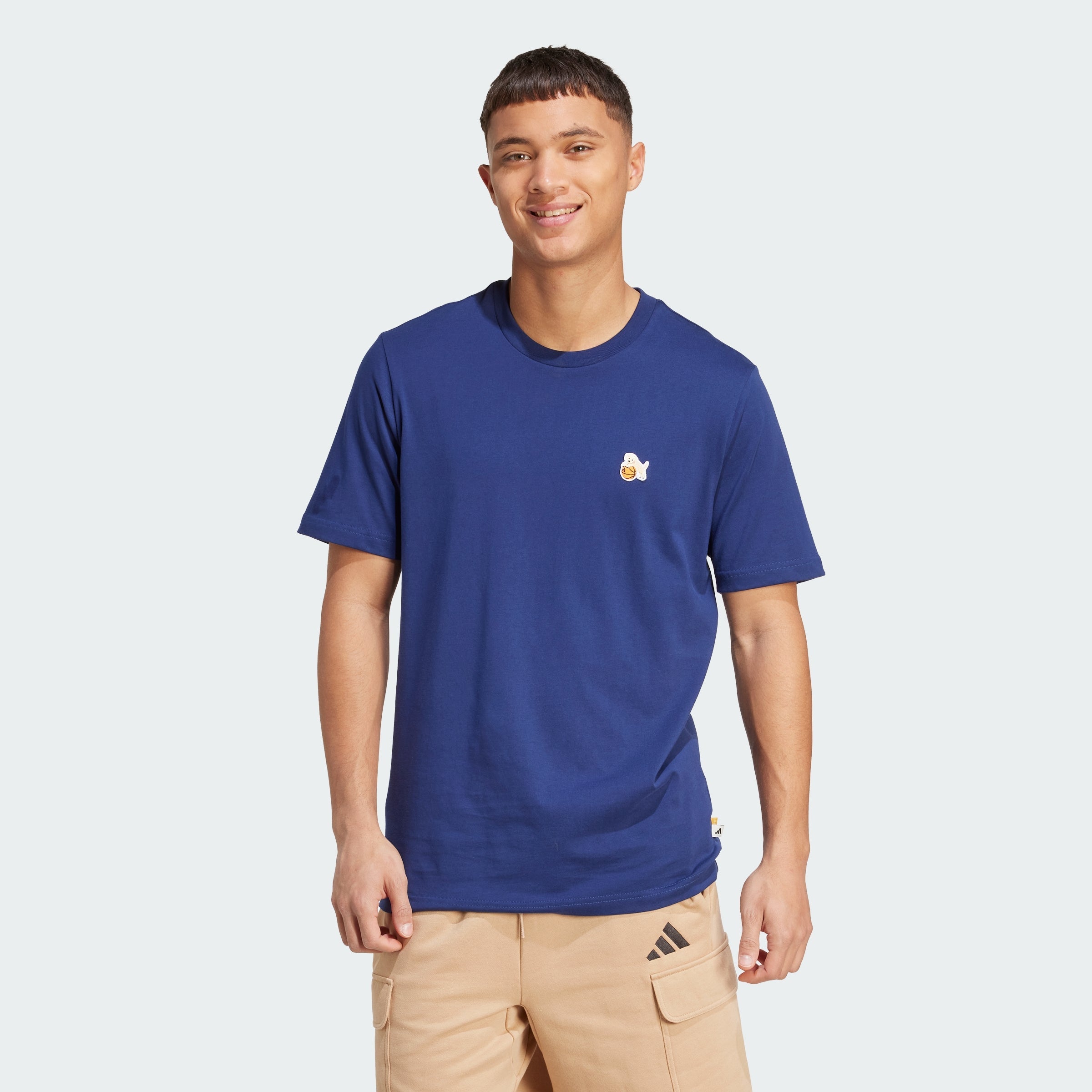Men's adidas Dog Hoop Patch Graphic Tee