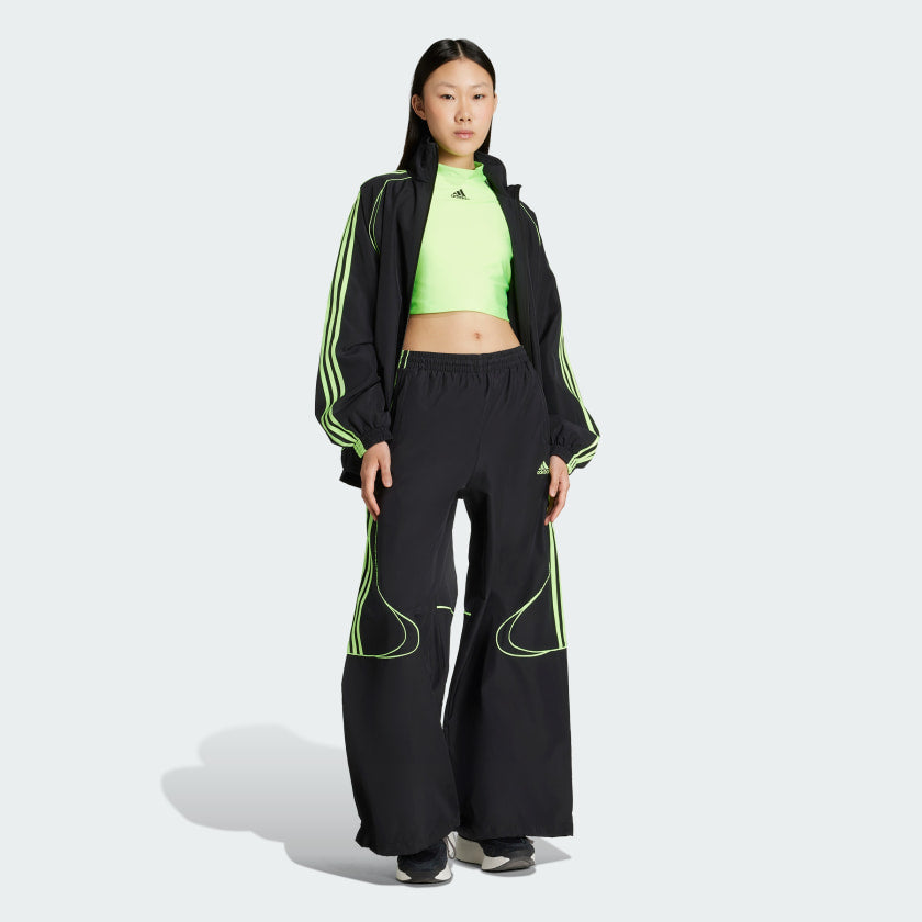Women's adidas Teamgeist Adicolor Oversized Woven Track Pant