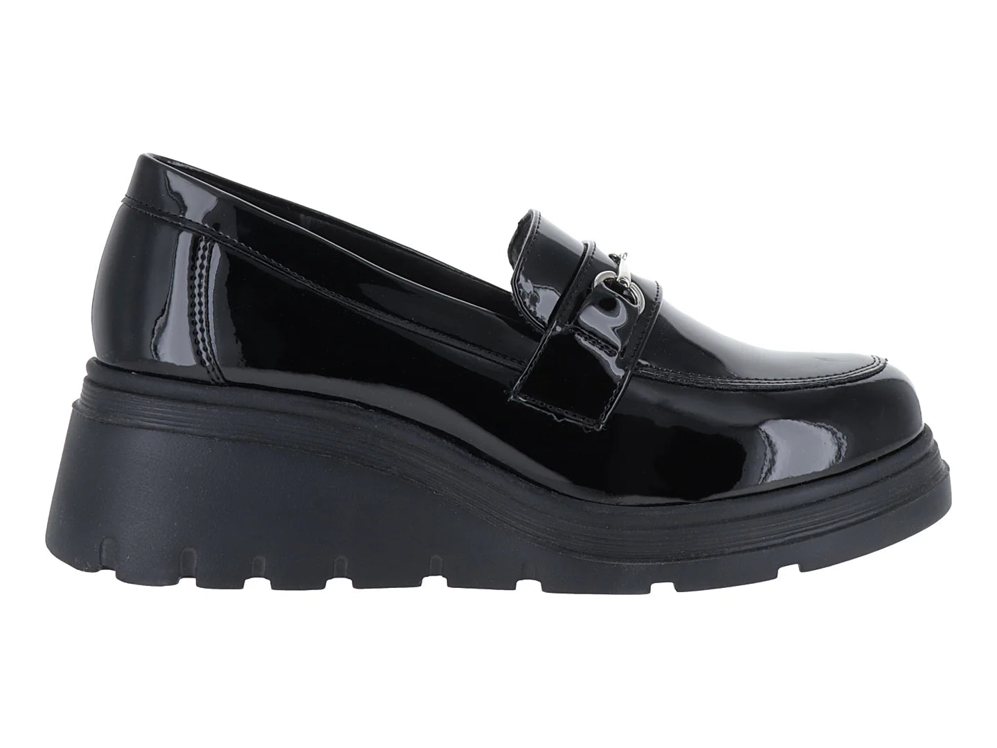 Zapatos Mocasines Green Love Negro para Mujer