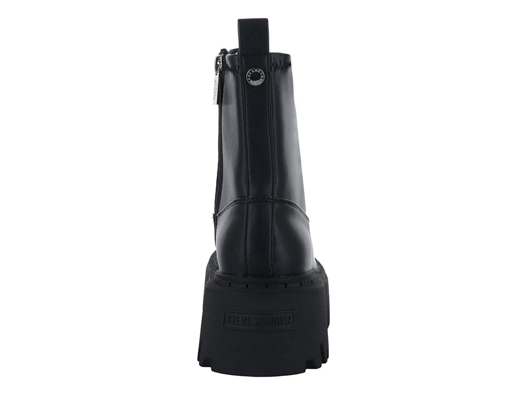Botines Combat Steve Madden Negros para Mujer