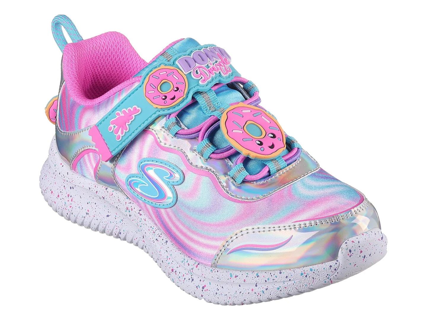 Tenis Skechers Jumpsters Plata Multicolor para Niña