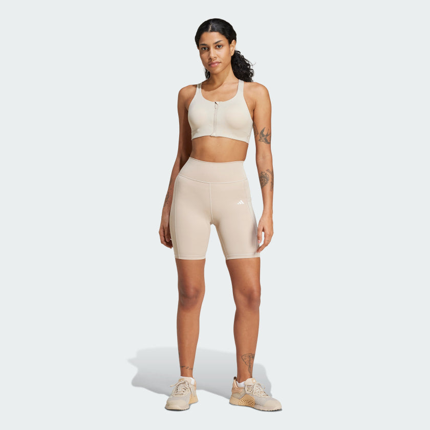 Women's adidas TLRD Impact Luxe High Support Zip Bra