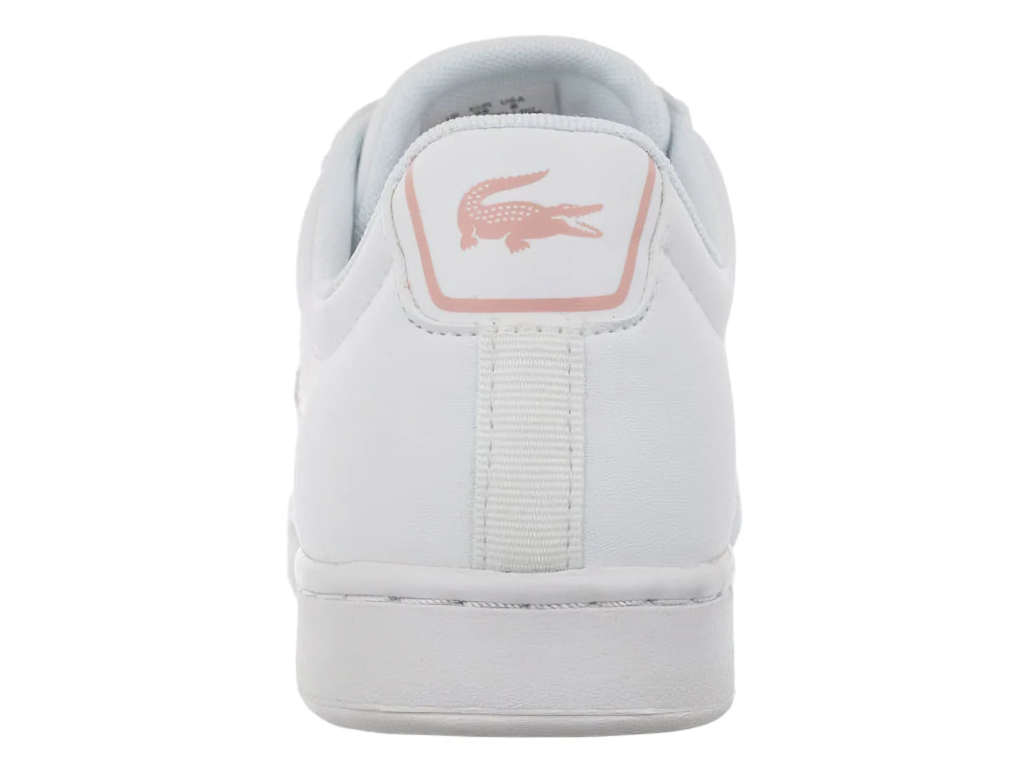 Tenis Lacoste Carnaby Evo Blanco y Rosa para Niña