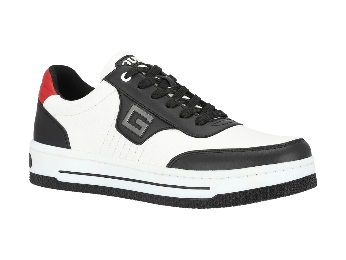 Tenis Guess Blanco y Negro para Hombre
