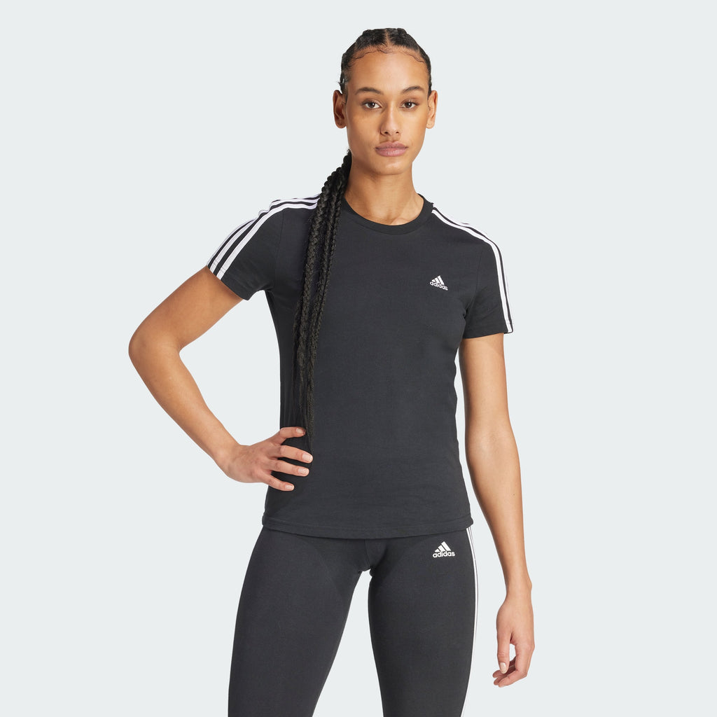 Women's adidas Essentials Slim 3-Stripes Tee