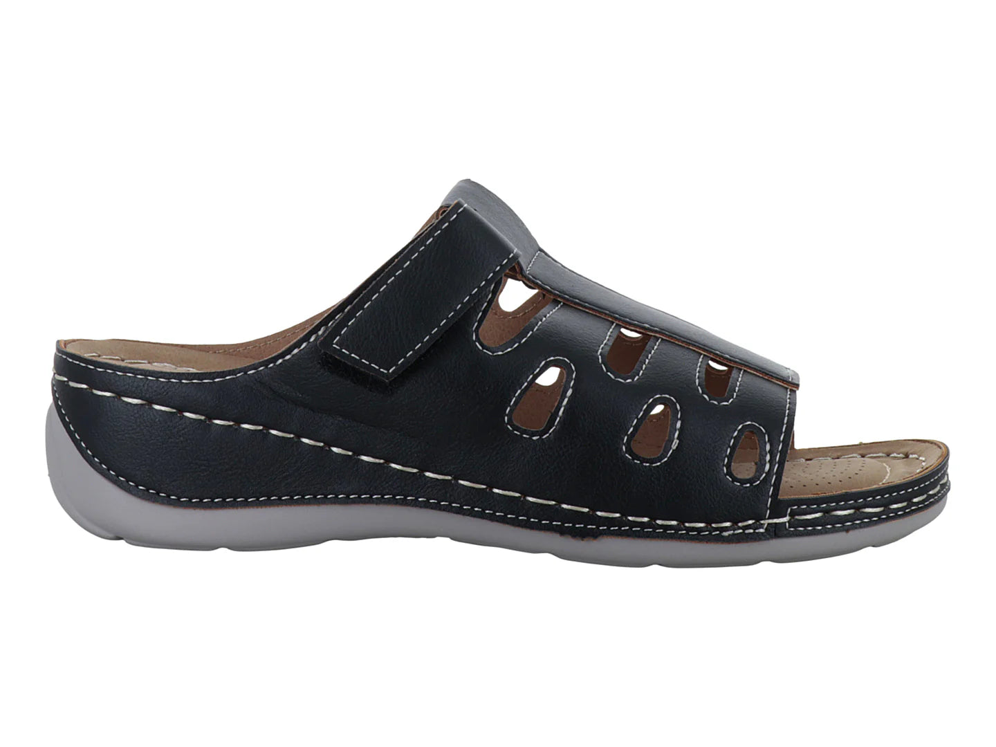 Sandalias Comfort Fit Negro para Mujer