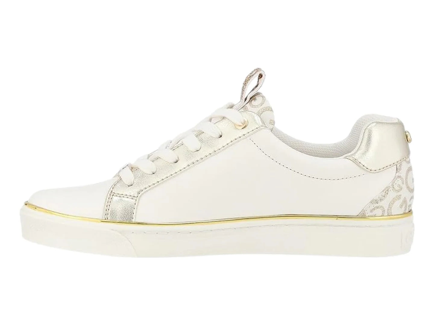 Tenis GBG GG Blanco con Dorado para Mujer