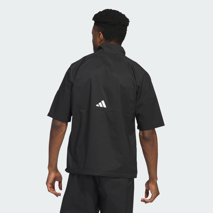 Men's adidas Core Provisional Short-Sleeve 1/2-Zip Jacket