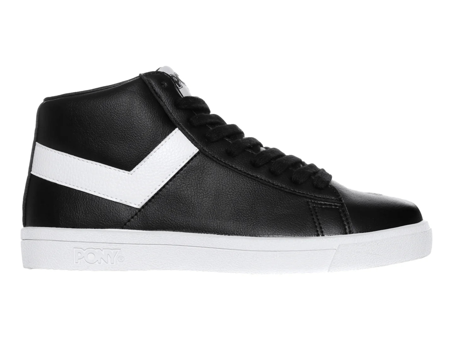 Tenis PONY Top Star HI Negro con Blanco para Hombre