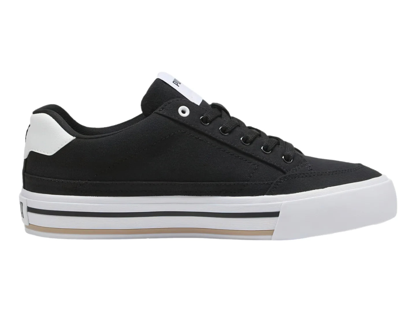 Tenis PUMA Court Classic Vulc FS Negro y Blanco para Hombre