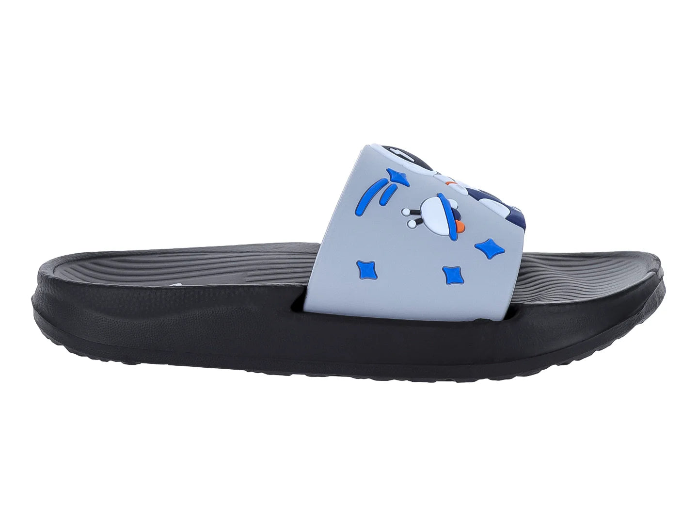 Sandalias Elega Gris y Negro para Niño