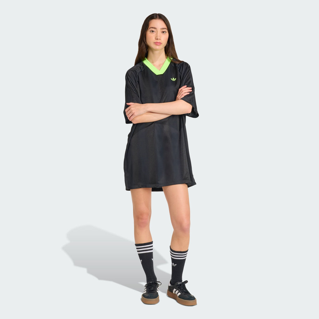 Women's adidas Adicolor Soccer Jacquard Oversize Dress