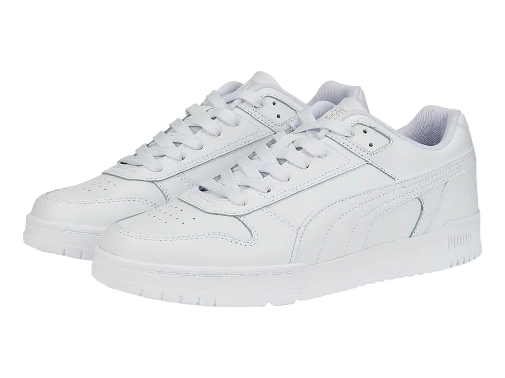 Tenis PUMA RBD Game Low Blancos con Dorado para Mujer