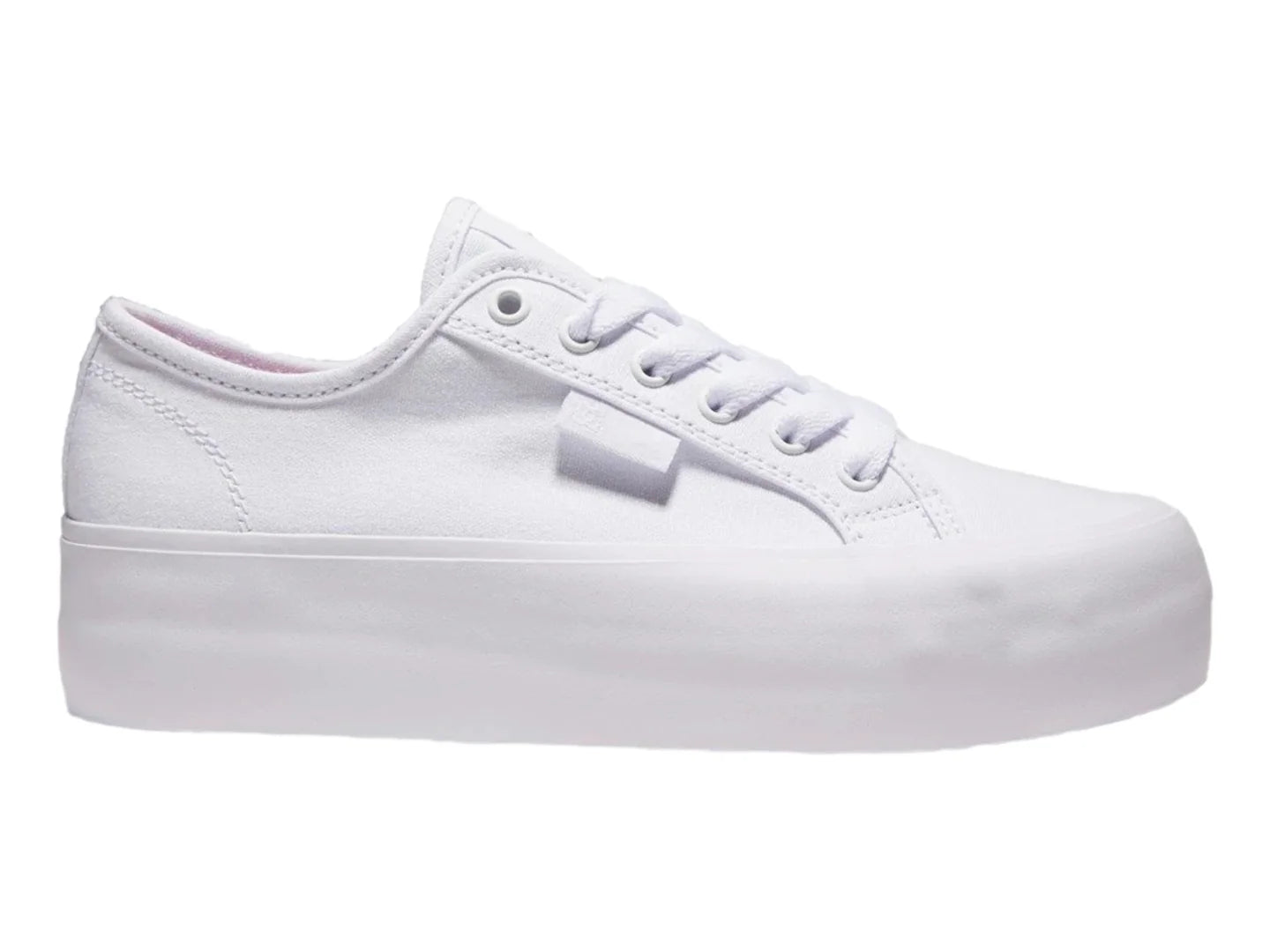 Tenis DC Shoes Manual Platform Blancos para Mujer