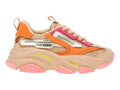 Tenis Steve Madden Chunky Natural y Naranja para Mujer
