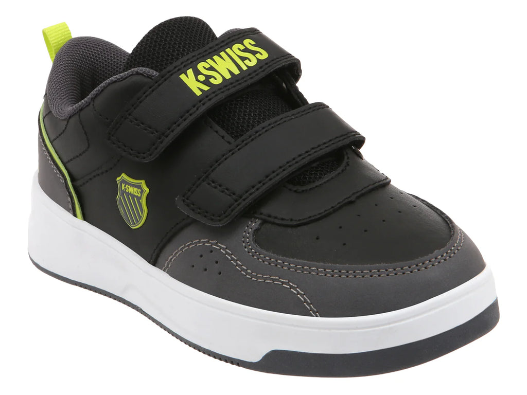 Tenis K SWISS Doren CH Gris y Verde Lima para Niño