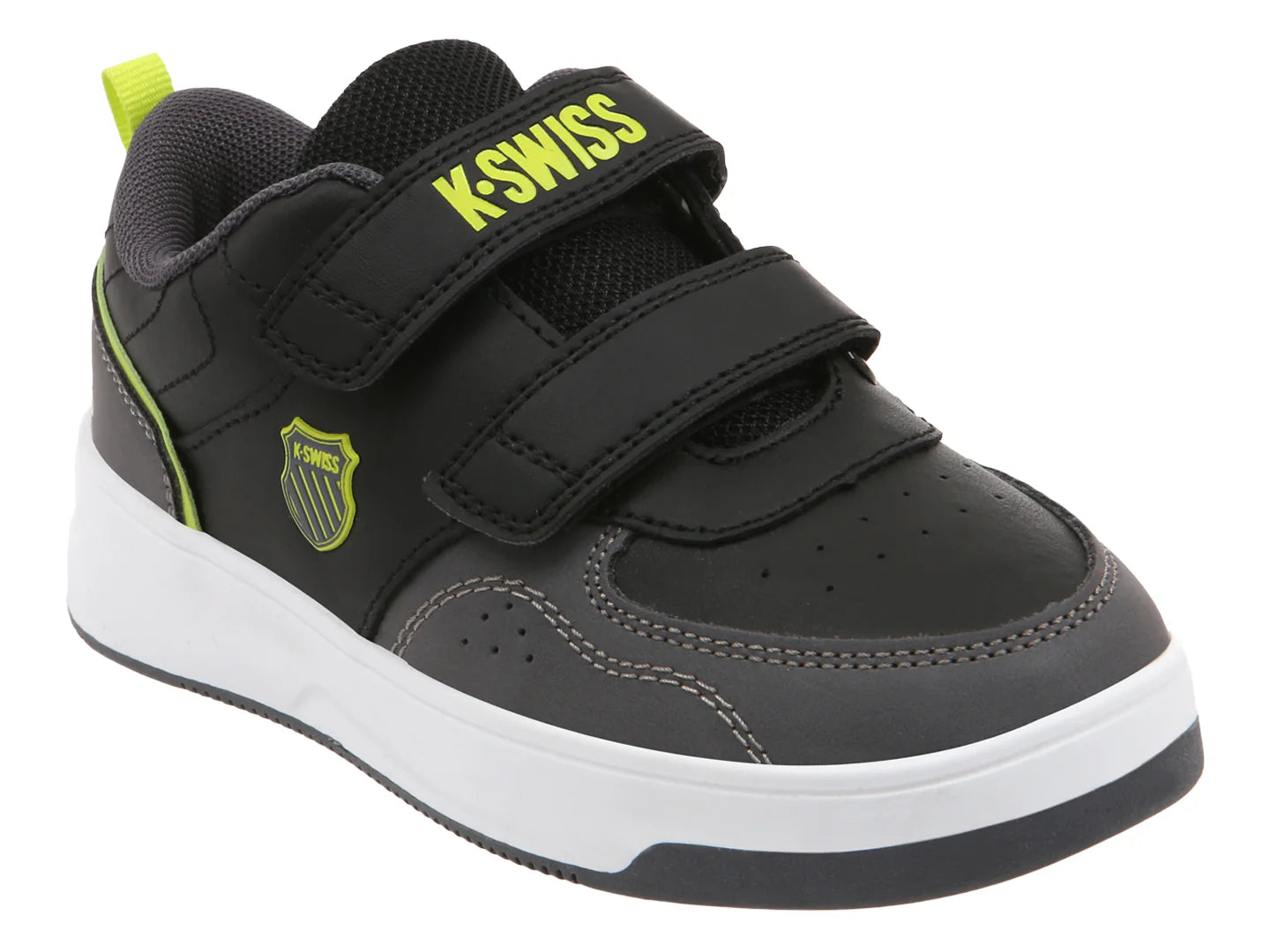 Tenis K SWISS Doren CH Gris y Verde Lima para Niño