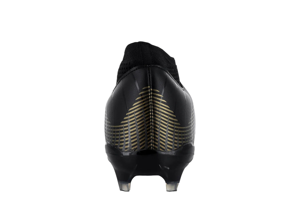 Tenis de Fútbol COURT Negro con Oro para Hombre