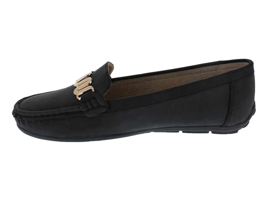 Zapatos Mocasines Comfort Fit Negro para Mujer