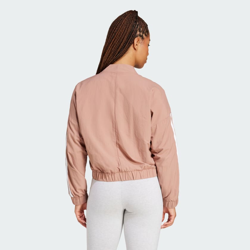 Women's adidas Essentials 3-Stripes Lifestyle Woven Bomber Jacket