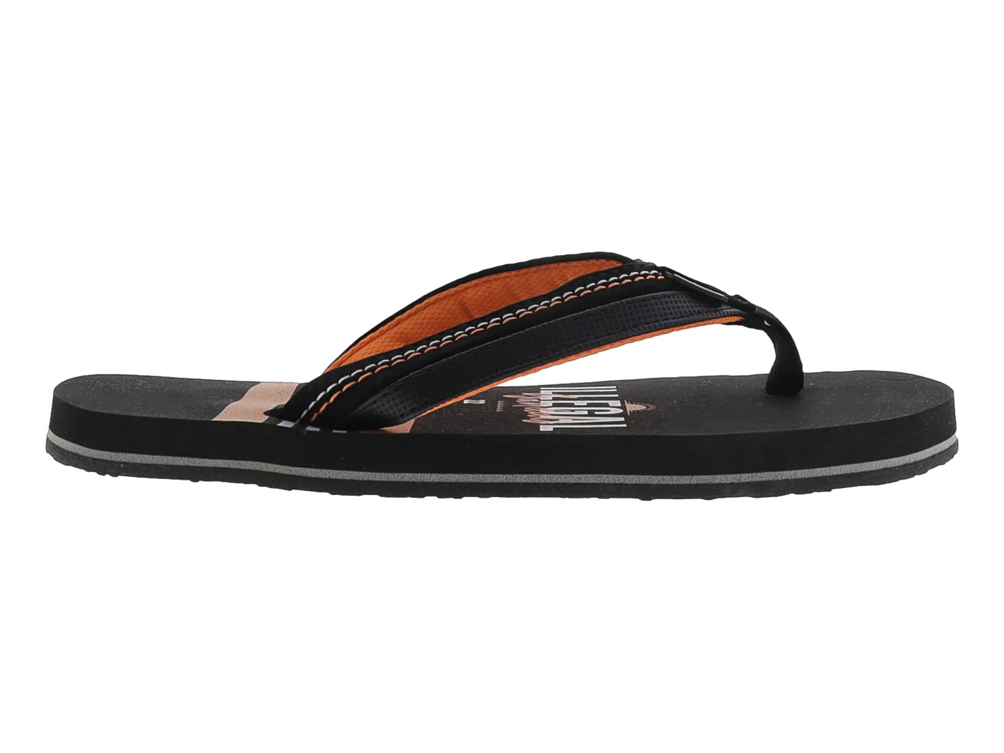 Sandalias Illegal Naranja y Negro para Niño