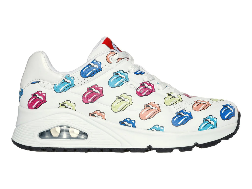 Tenis Skechers One X Rolling Stones Blanco Multicolor para Mujer
