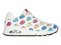 Tenis Skechers One X Rolling Stones Blanco Multicolor para Mujer