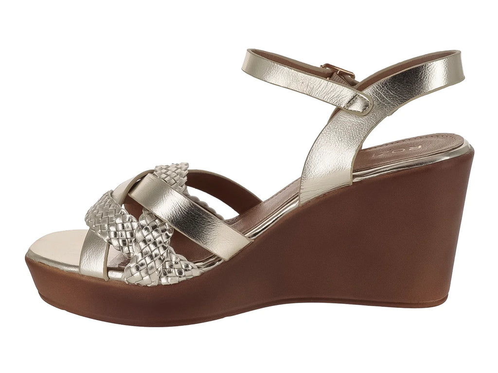 Sandalias ROZE de Plataforma Color Dorado para Mujer