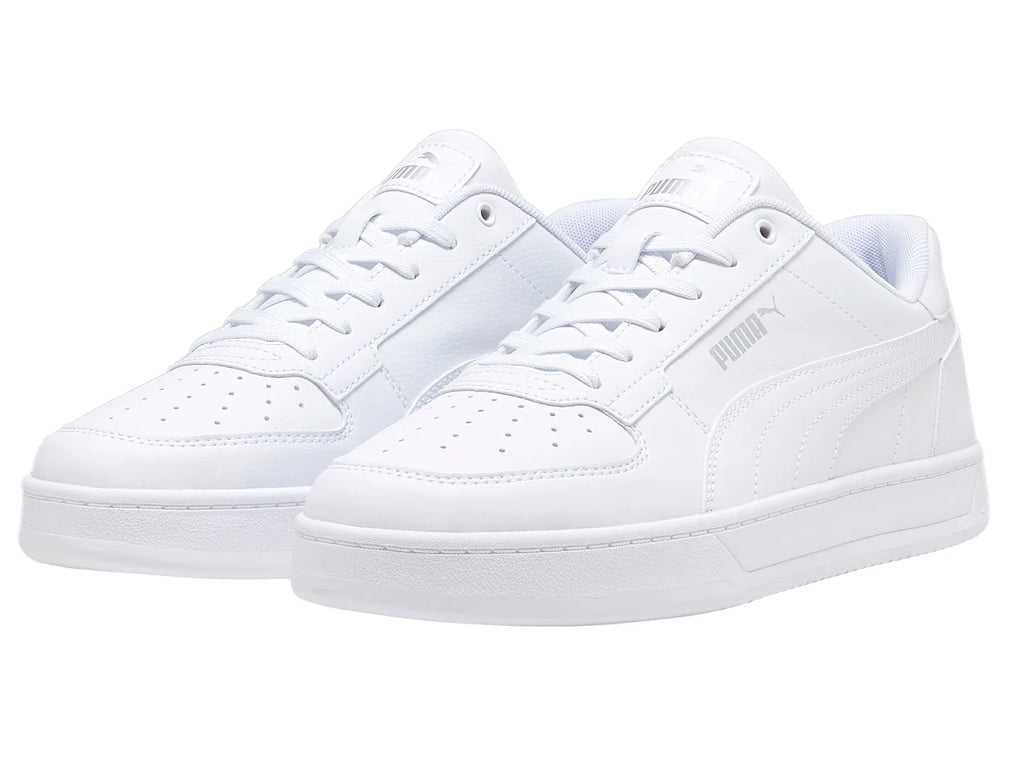 Tenis PUMA Caven 20 Blanco con Plata para Hombre