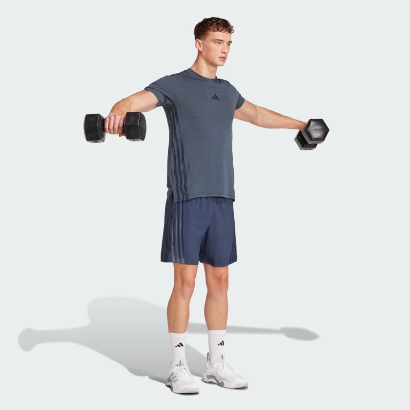 Men's adidas Designed 4 Training 3-Stripes Tee