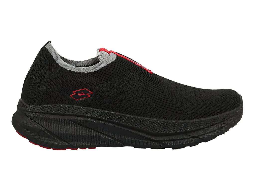 Tenis Lotto Eddie Negro con Rojo para Hombre