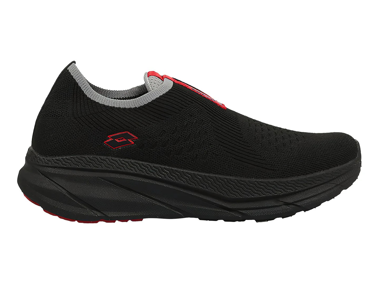 Tenis Lotto Eddie Negro con Rojo para Hombre