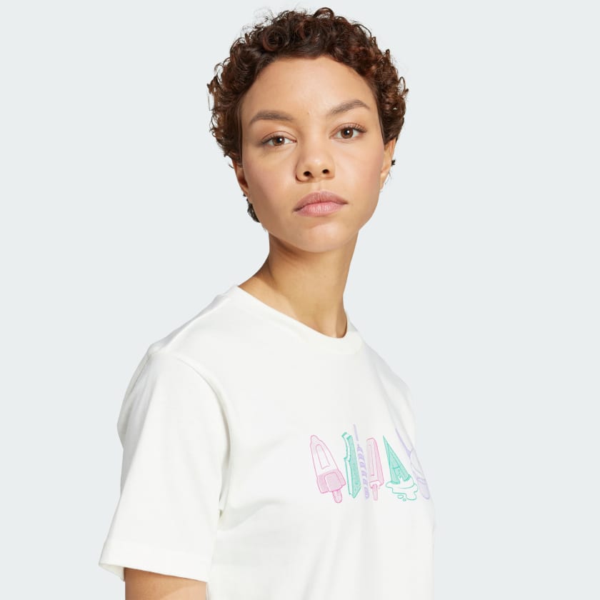 Women's adidas Lounge Food Graphic Tee
