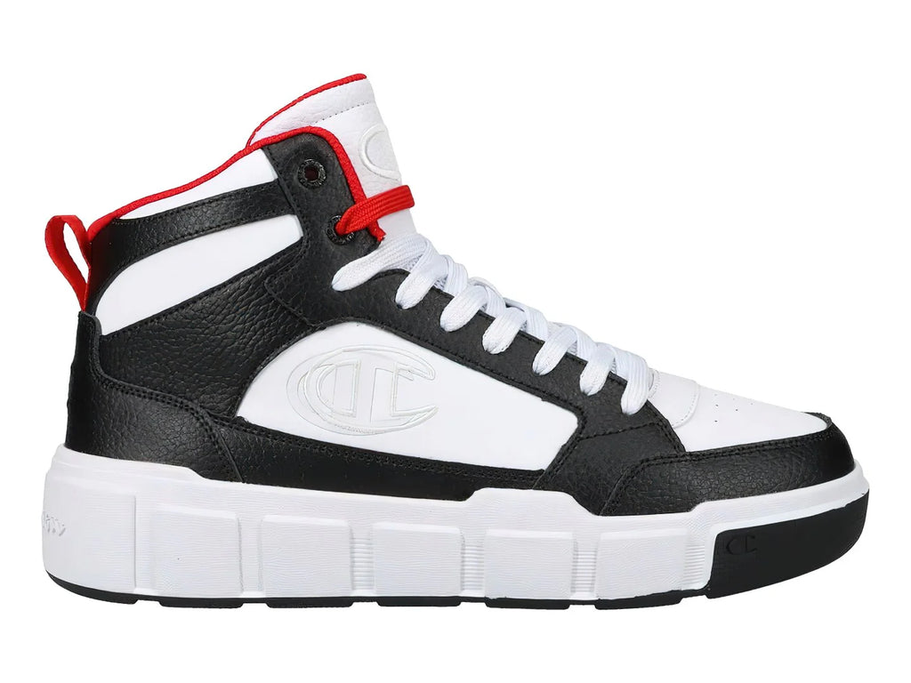 Tenis Champion Drome Ventor HI Negro Blanco Rojo para Hombre