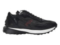 Tenis Cuadra de Piel Ternera Negro para Hombre