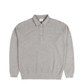Autry Tonal Logo Waffle Long-Sleeve Polo
