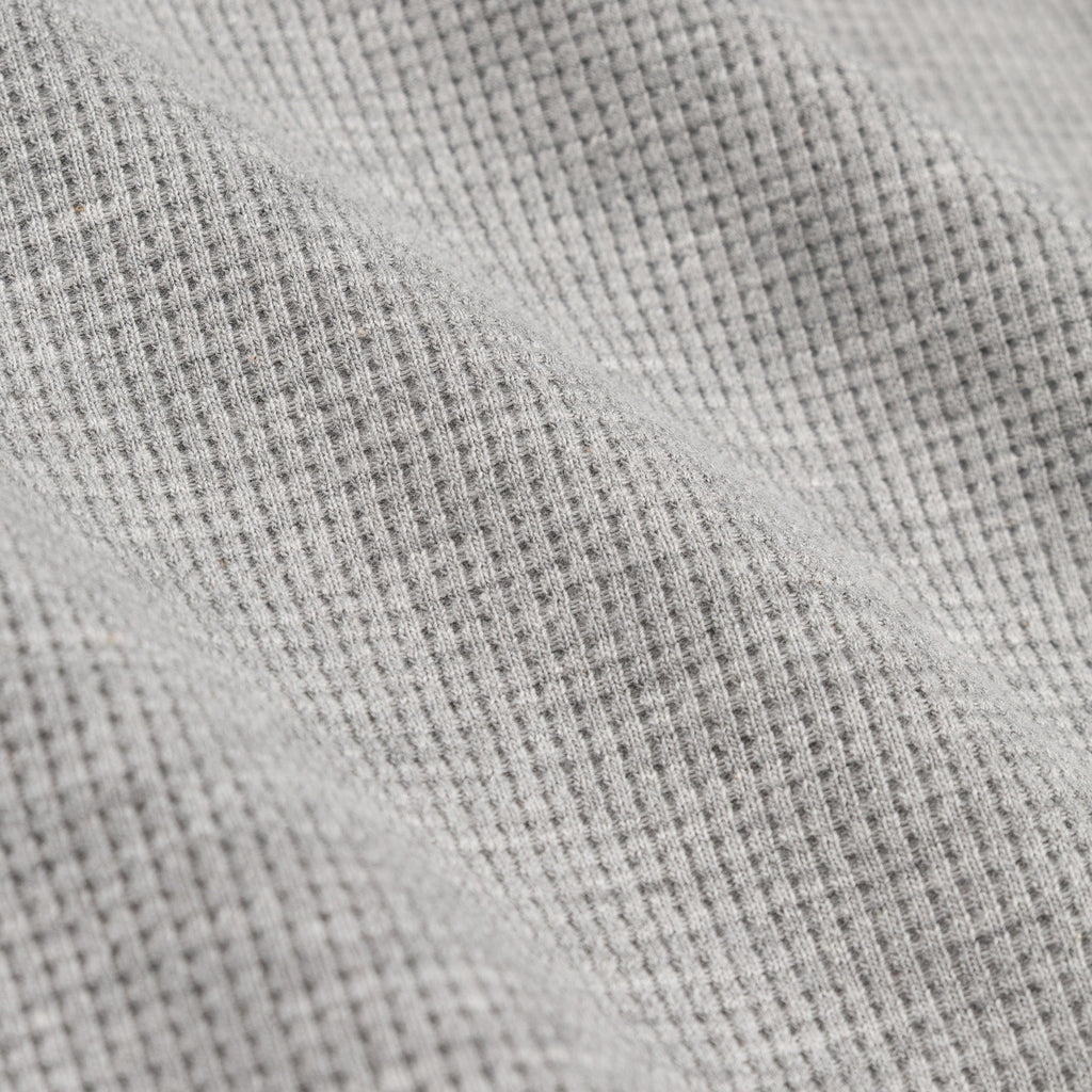 Autry Tonal Logo Waffle Long-Sleeve Polo