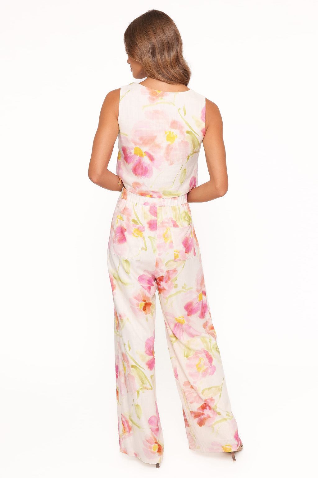 Devlin Pant - Pink Garden Floral