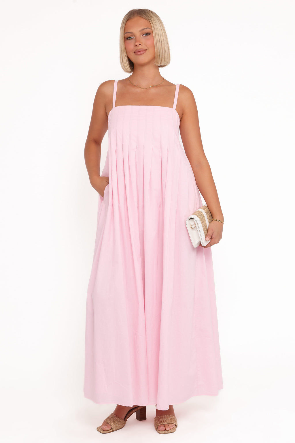 Corfu Midi Dress - Pink
