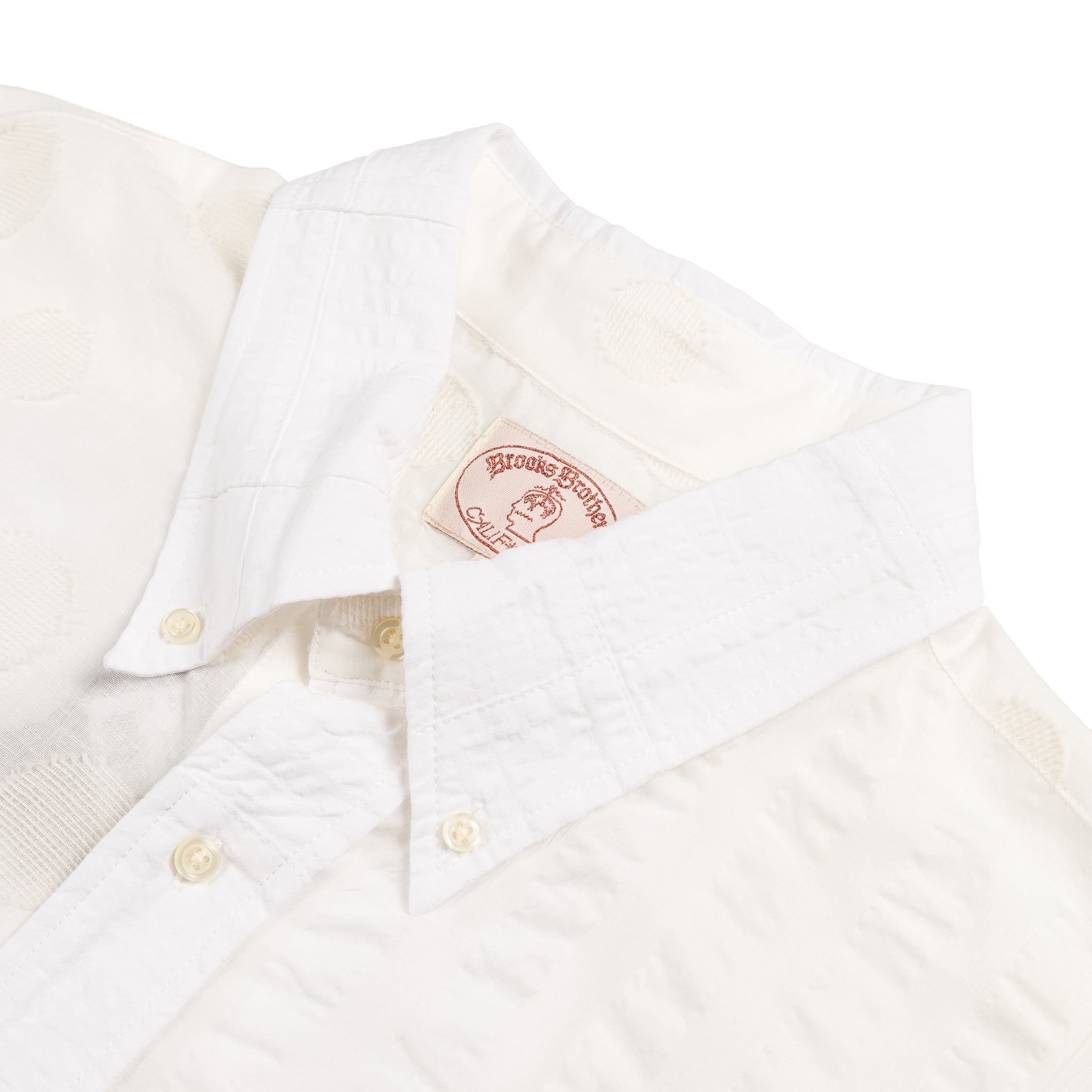 Brain Dead x Brooks Brothers Patchwork Oxford Button Up