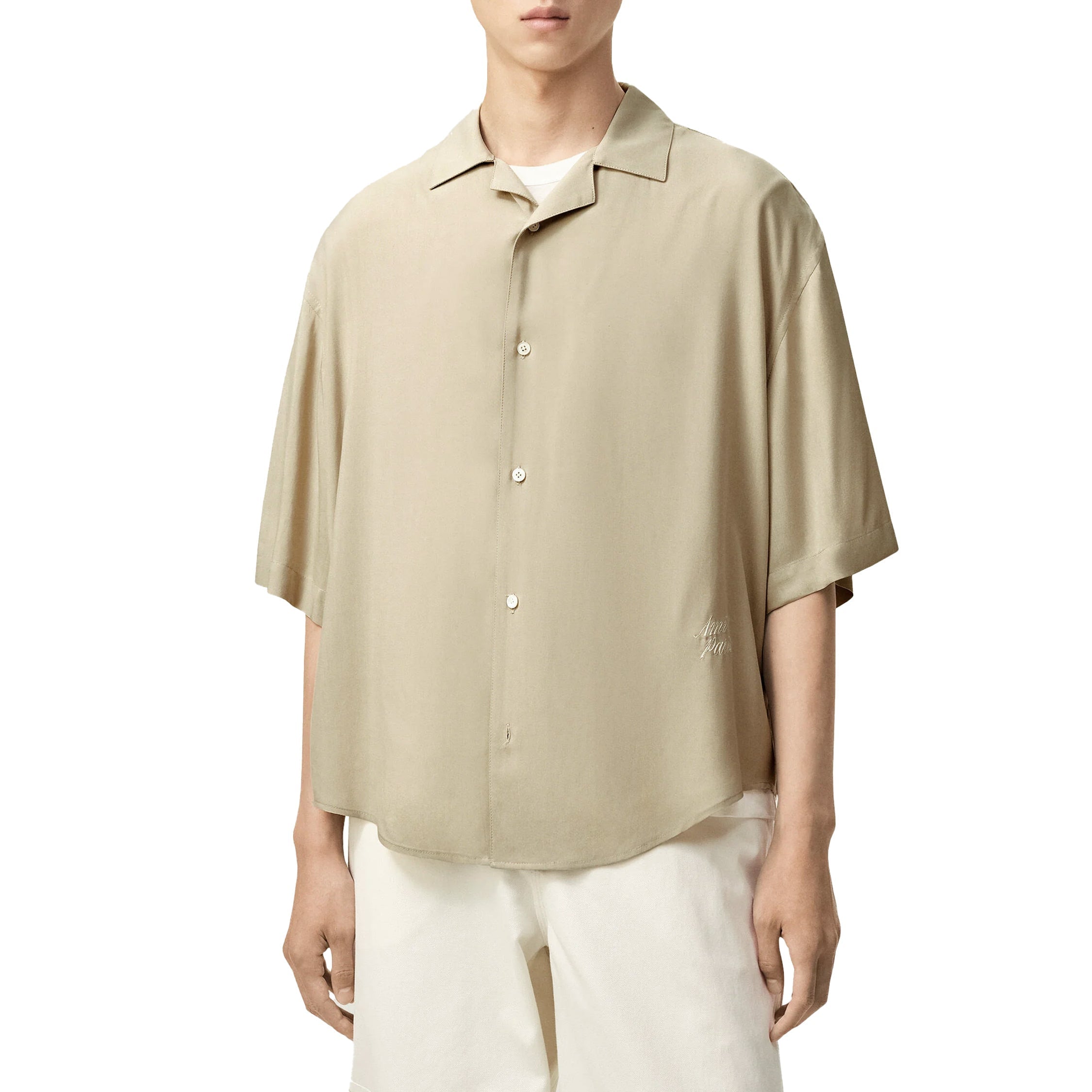 AMI Paris	Embroidered Ami Paris Boxy Shirt