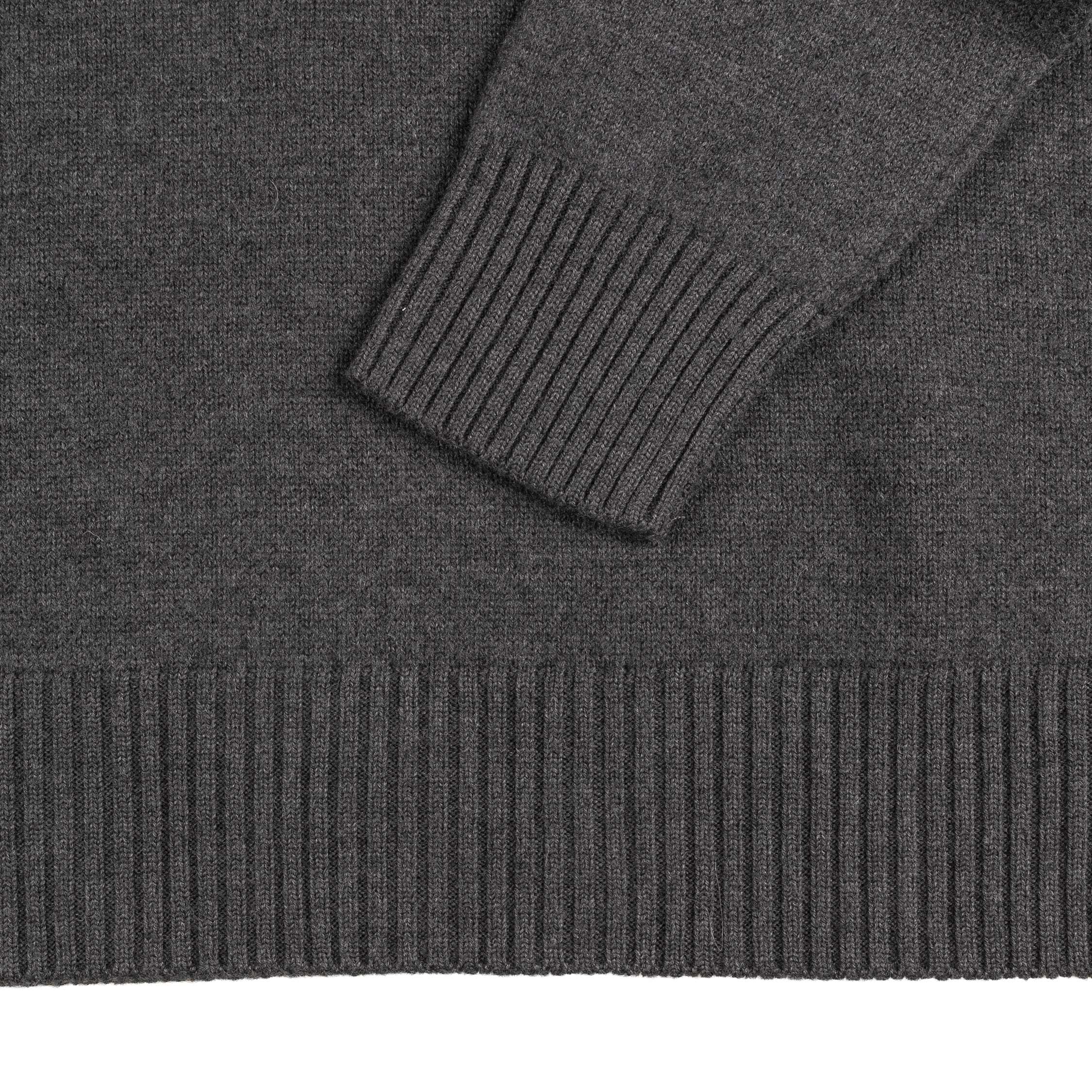 AMI Paris	Ami De Coeur Funnel Neck Wool Sweater